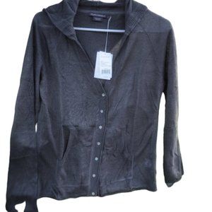 Island Company Linen grey Hoodie Long Sleeve summer festival streetwear beach